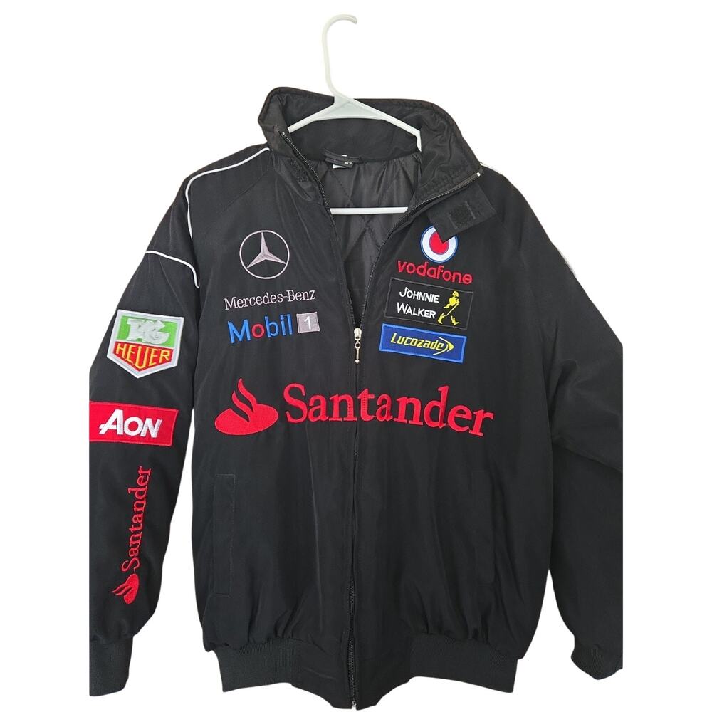 Vintage F1 McLaren Racing Jacket Mercedes Benz Team Sponsor Jacket Medium